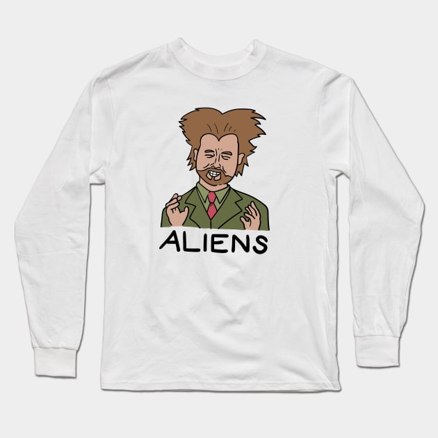 ALIENS Long Sleeve T-Shirt by DoctorBillionaire